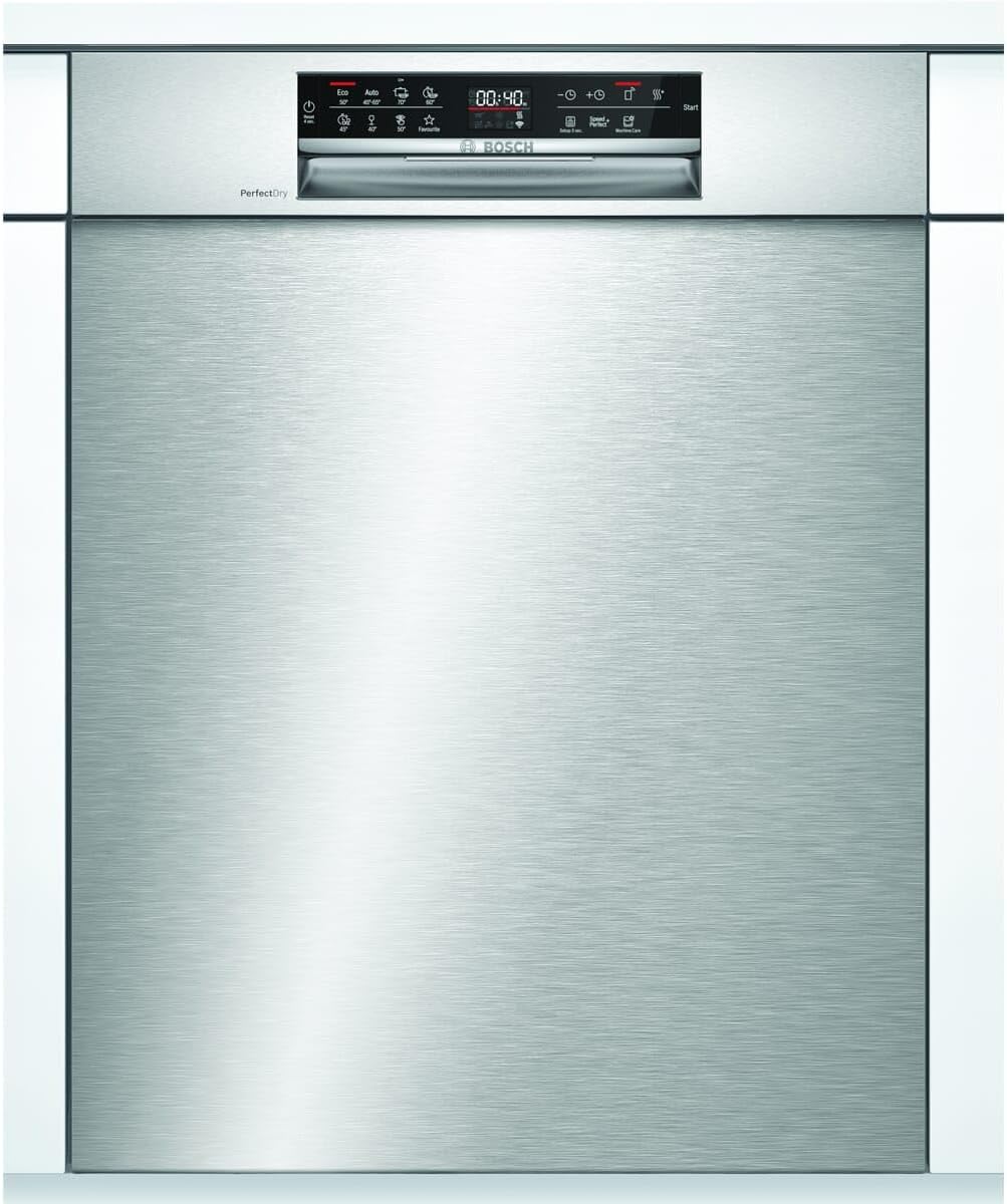 Bosch Geschirrspüler, 60 cm, Silber, SMU6ZCS49E Serie 6 Unterbau- /C / /Edelstahl / 75 kWh/100