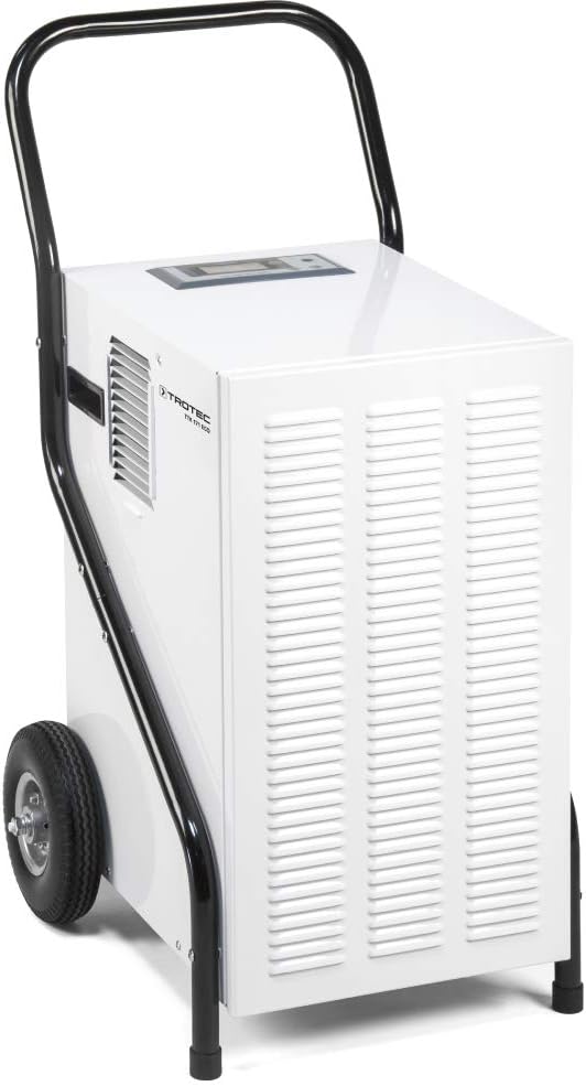 TROTEC Luftentfeuchter, 230 m, 52 L, 90 m, Weiß/Schwarz, TTK 171 ECO, Leistung /Tag, Fläche ² / ³, Bautrockner