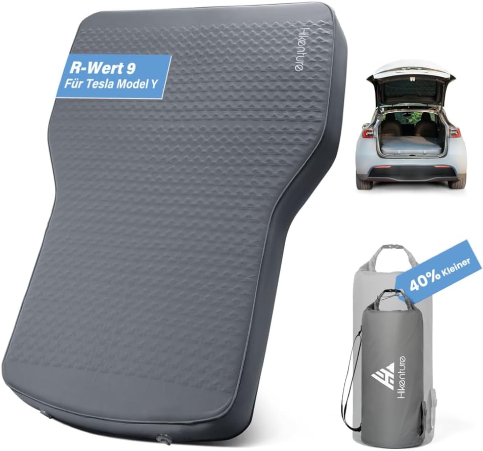 HIKENTURE Matratze, Mehrfarbig, Camping passend für Tesla Model Y/Juniper/3