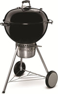 Weber Holzkohlegrill, 55,9 cm, Schwarz, Master-Touch für Outdoor-Kochen und Grillen