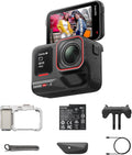 Insta360 Actionkamera, Silber, Ace Pro 2 Xplorer-Bundle - 8K Action-Cam mit Leica Objektiv