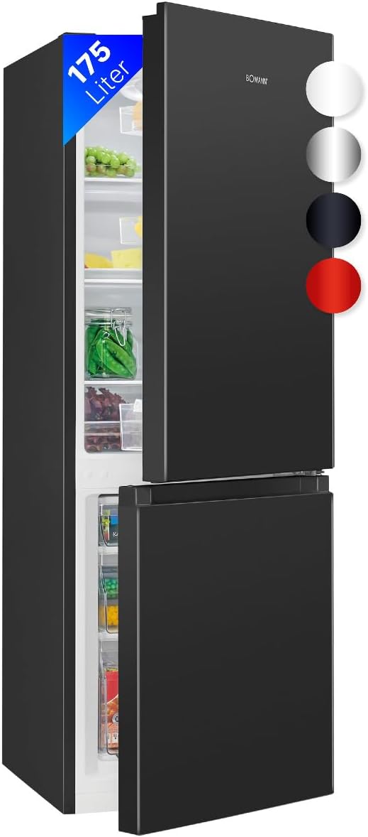 Bomann Kühlschrank, Weiß, mit Gefrierfach