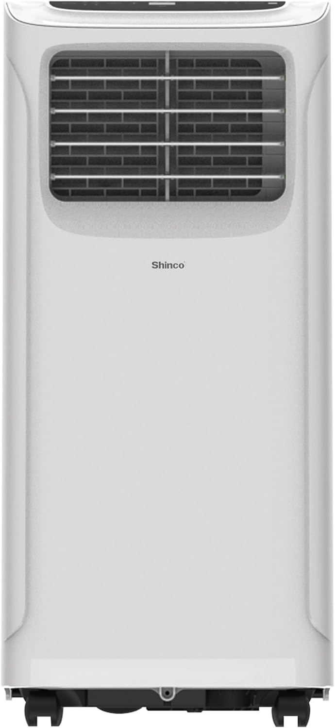 Shinco Klimaanlage, 2,05 kW, 54m, Schwarz, Mobiles Klimagerät, 7000 BTU, 3-in-1, Kühlen&Ventilieren&Entfeuchten