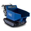 Scheppach Elektroschubkarre, 465 mm, 500 kg, 196 cm, Blau/Schwarz, Benzin Dumper DP5000 Motorschubkarre Mini Transporter