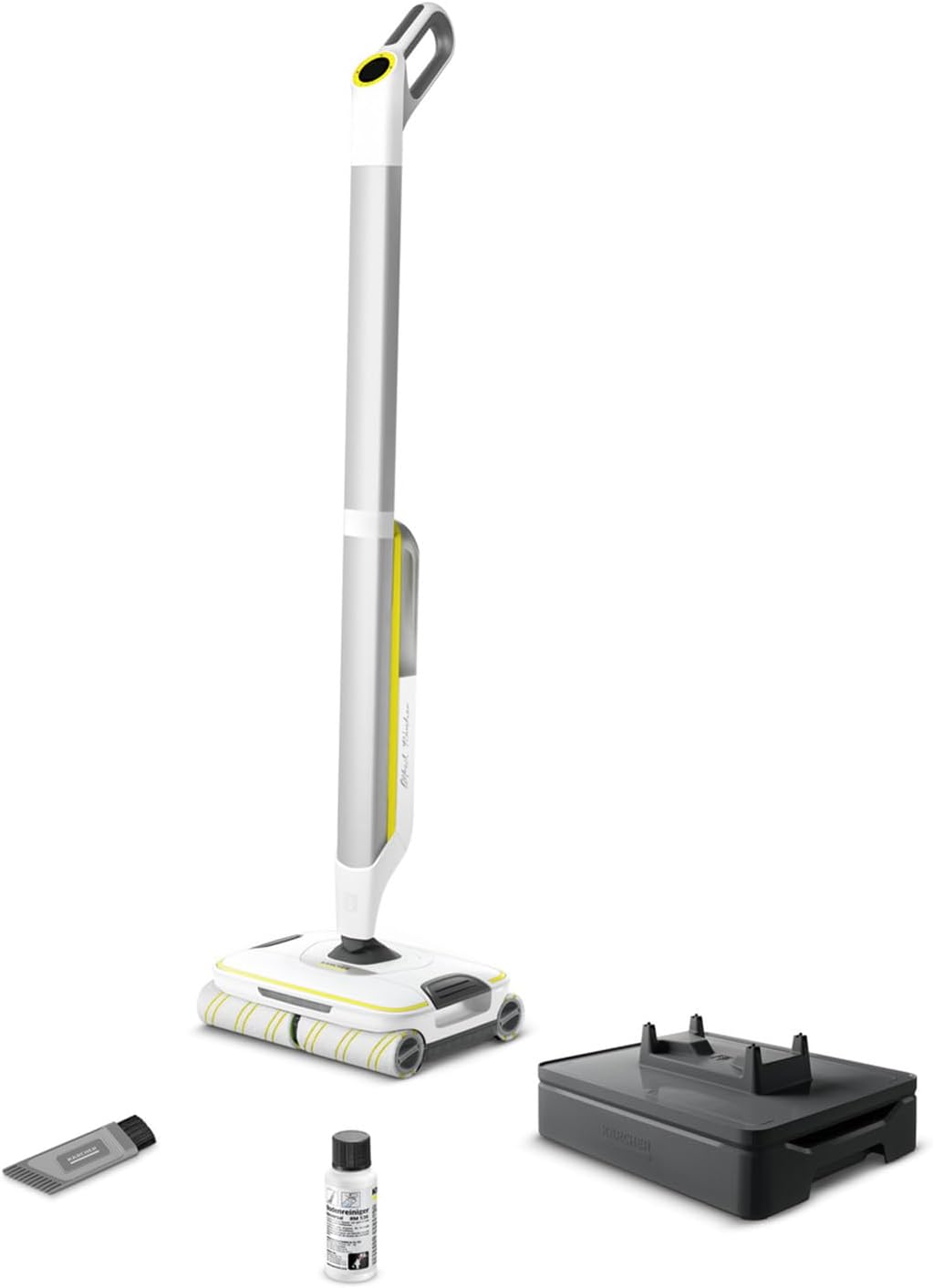 Karcher Bodenreinigung, 230 m, Weiß/Gelb/Grau, Kärcher Hartbodenreiniger FC 8 Smart Signature Line, mit App, Akkulaufzeit: ca. 60 m