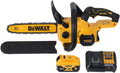 DEWALT Kettensäge, 30 cm, 7,3m, 18 V, 5 Ah, Gelb/Schwarz, XR Akku-Kompakt- ( Schwertlänge, 3/8' Kettenteilung, /s Kettengeschwindigkeit