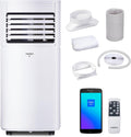 MEDION Mobiles Klimagerät, 25m, Weiß, Smarte Mobile Klimaanlage mit Abluftschlauch P701 (7000 BTU, mobil, inkl. Fensterabdichtung