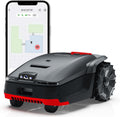GOALKER Mähroboter, 2000 m, Schwarz/Rot, Unicut H1 ohne Begrenzungskabel, 5 IN 1: Dual TOF LiDAR & KI-Kamera, RTK+VSLAM Navigation