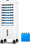 YANGLLYJ Mobiles Klimagerät, 50 W, 4 L, Weiß, Klimaanlage Ohne Abluftschlauch, Verdunstungskühler mit 3 Windmodi