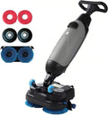 YANDDEA Bodenpoliermaschinen, 250 W, 4,5 l, 7,5 l, 36 V, Grau, Professionelle Bodenreinigungsmaschine, 2 x Bürstenleistung und Zwei + Tanks