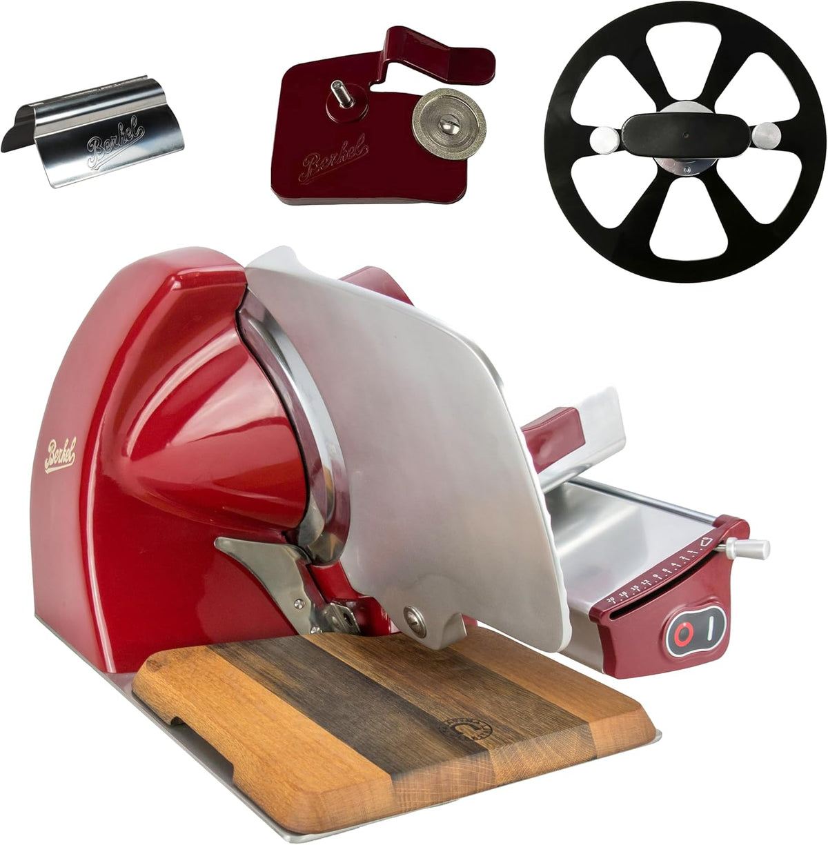 Berkel Allesschneider, rot, Aufschnittmaschine Home Line 250 in -