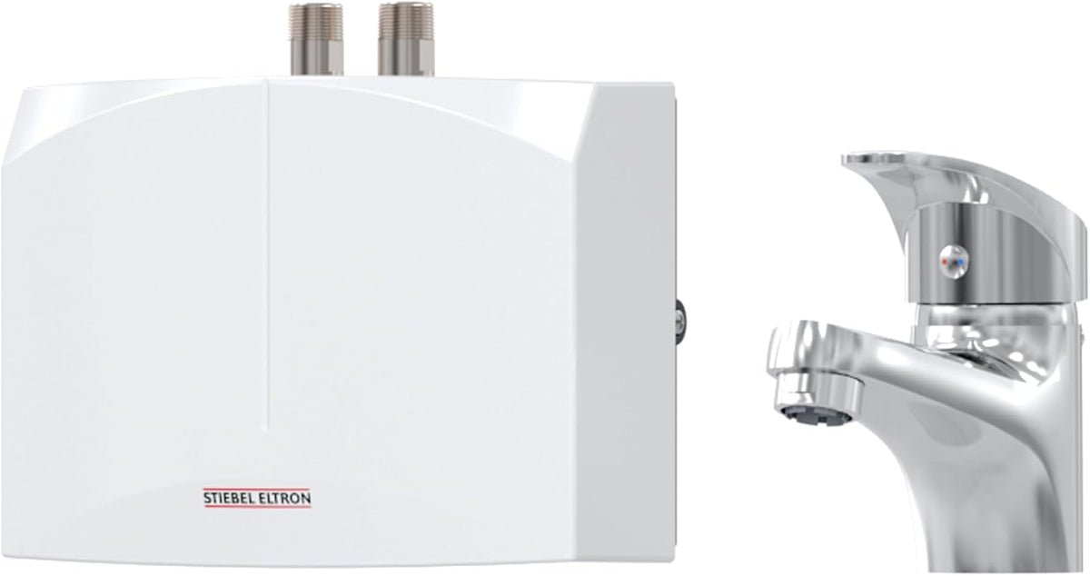 Stiebel Eltron Mini-Durchlauferhitzer DHM 3 Elektrische Durchlauferhitzer, 3,5 kW, 230 V, Weiß/Silber