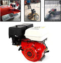 SanBouSi Viertaktersatzmotoren, 25 mm, 9 KW, Schwarz/Weiß/Rot, 15 PS Benzinmotor Standmotor Kartmotor Antriebsmotor mit Ø