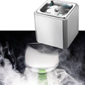 WEIMILOR Eiswürfelmaschine, 4–6 Sekunden pro Glas, 195 x 195 x 190 mm, 26 W, Edelstahl, Silber
