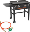 Blackstone Gasgrill, Schwarz/Orange, Bundle of 28″ Griddle Tischgrill mit 2 Brennern + 50 mBar