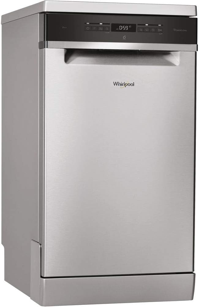 WHIRLPOOL Geschirrspüler, Silber, WSFO3O23PFX INOX