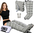 LoJax Kompressor, Schwarz, Lymphdrainage Gerät Beine für Zuhause 6 Luftkammern, Luftkompressions-Beinmassagegerät