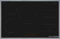 Bosch Kochfeld, 80 cm, 28 cm, Schwarz, PXV845HC1E Serie 6 Smartes Induktions (autark), breit, Freie Platzwahl, große Induktions-Kochzone