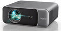 YABER Beamer, Grau, [Autofokus/Trapezkorrektur], Full HD 1080P WiFi6 Bluetooth Heimkino 4K Video, Tragbare Projektor LED 300' Display