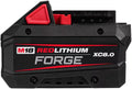 Milwaukee Werkzeugakkus, 8,0 Ah, 18 V, Schwarz/Rot, M18 Lithium-Ionen REDLITHIUM Forge XC Akku Pack