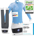 CLEANmaxx Wäschetrockner, Mehrfarbig, automatischer Hemdenbügler PRO STEAM + Hosenaufsatz
