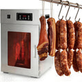 menglanchang Dörrautomaten, 14 Haken (bis zu 7,5 kg pro Durchgang), 800 W, Lebensmittelechter Edelstahl, Silber